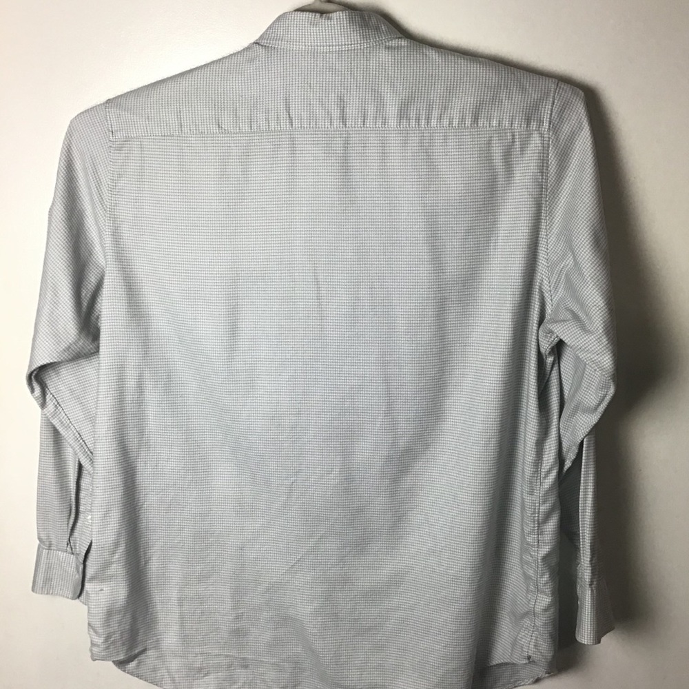 Gray Long Sleeve Pattern Button Down Shirt. 3xl - image 3